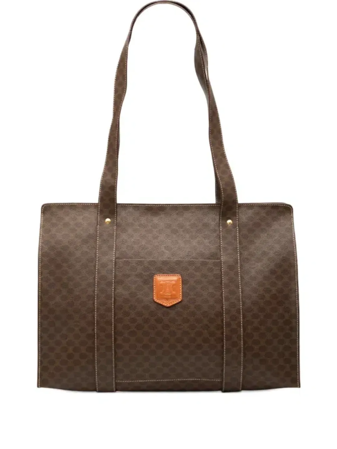 Celine Macadam Coated Canvas Tote Bag Handbag  for rent on The Volte - main image