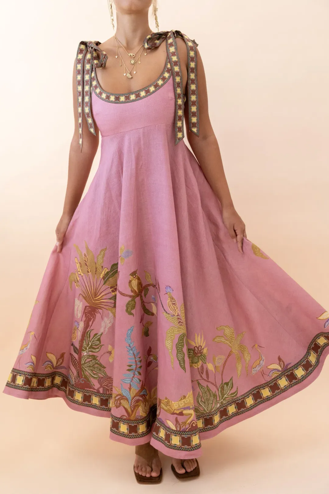 Alemais Zuri Ballet Sundress Maxi size 10 for rent on The Volte - main image