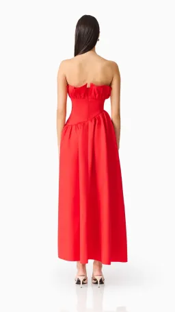 Elliatt Laurel Sleeveless Maxi Dress in Red Size M (10) for rent on The Volte - image 3