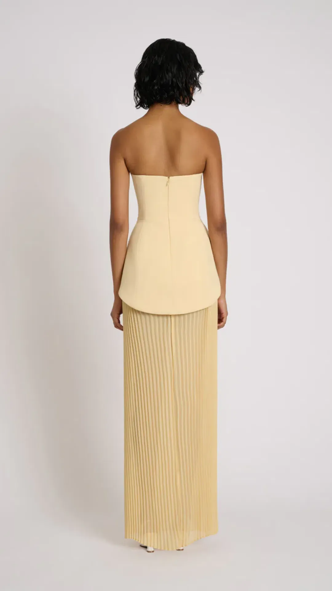 Eliya the Label Leo Dress in Lemon Size XS (6) for rent on The Volte - main image