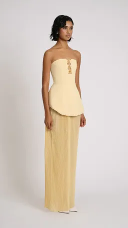 Eliya the Label Leo Dress in Lemon Size S (8) for rent on The Volte - image 3