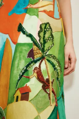 ALEMAIS MOKSHINI EMBELLISHED MIDI DRESS SIZE 10 for rent on The Volte - image 3