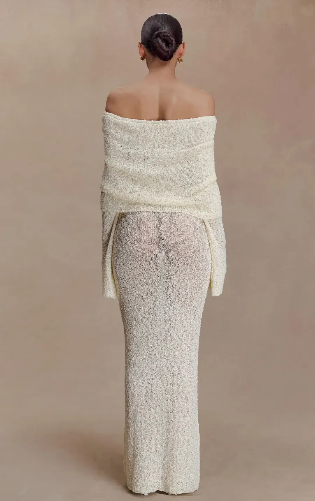 Meshki Marisol Boucle Dress for rent on The Volte - main image