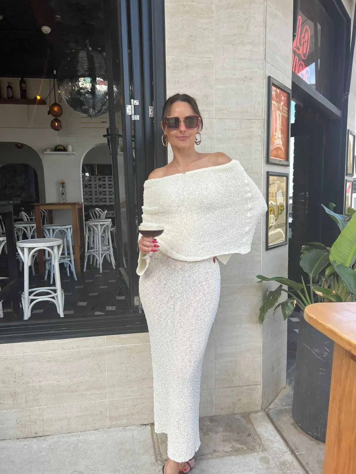 Meshki Marisol Boucle Dress for rent on The Volte - main image