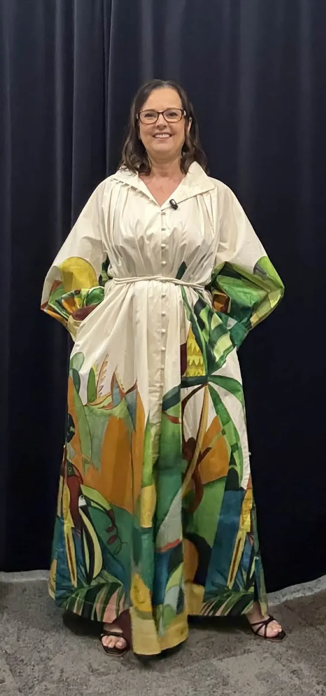 ALEMAIS MOKSHINI SHIRTDRESS SIZE 12 [VERY RELAXED FIT] for rent on The Volte - main image