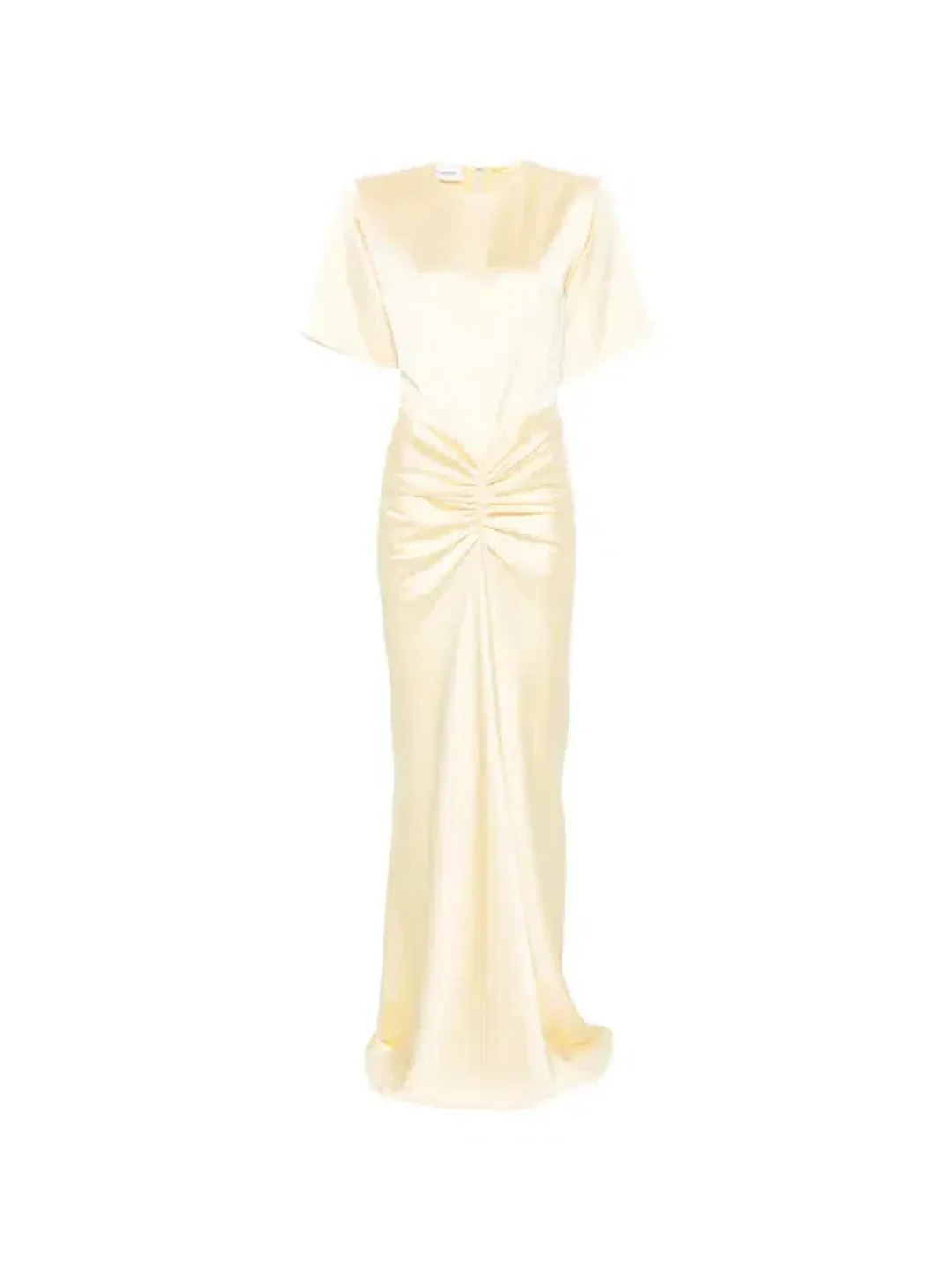 The Andamane Iris Maxi Dress Yellow/Butter for rent on The Volte - main image
