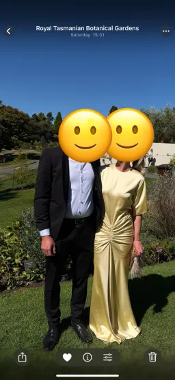 The Andamane Iris Maxi Dress Yellow/Butter for rent on The Volte - image 4
