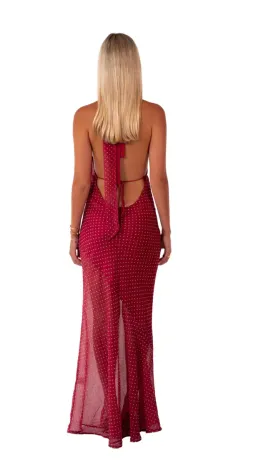Jasmine Maxi Wine, size Small - I am delilah for rent on The Volte - image 2