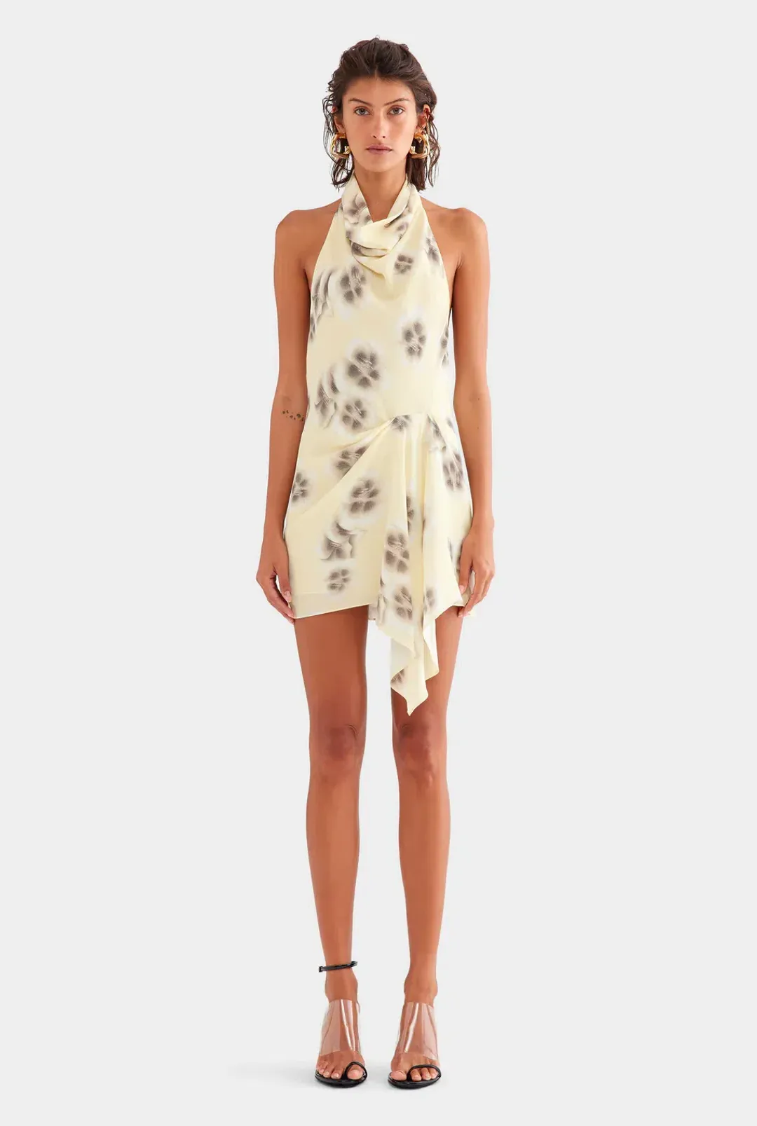Venroy Draped Mini Dress (M) for rent on The Volte - main image