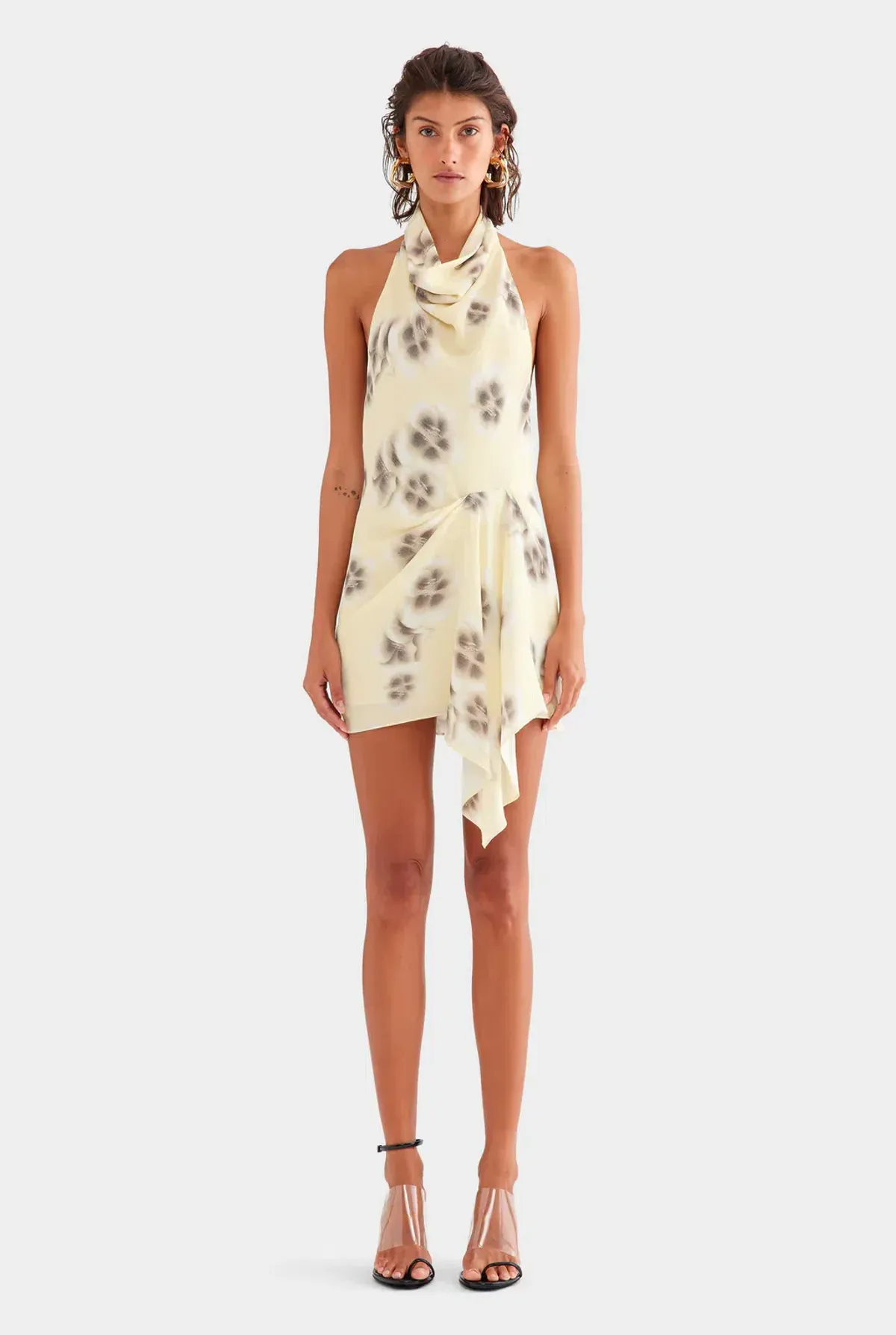 Venroy Draped Mini Dress (M) for rent on The Volte - main image