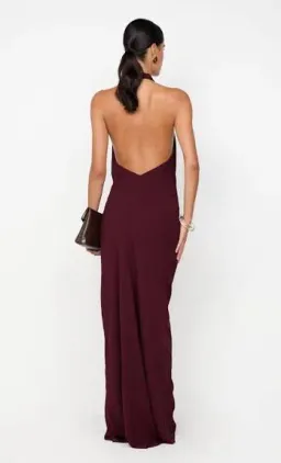 Bec & Bridge Soneva Wrap Dress - Plum - Size 8 - Maxi Wrap for rent on The Volte - image 3