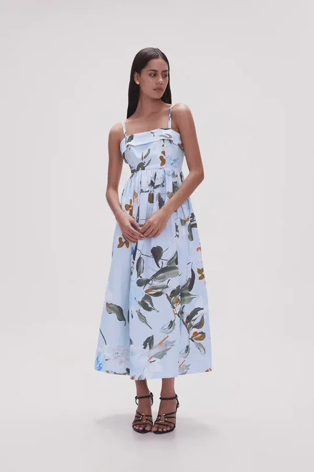 AJE - Untamed Midi Dress for rent on The Volte - main image