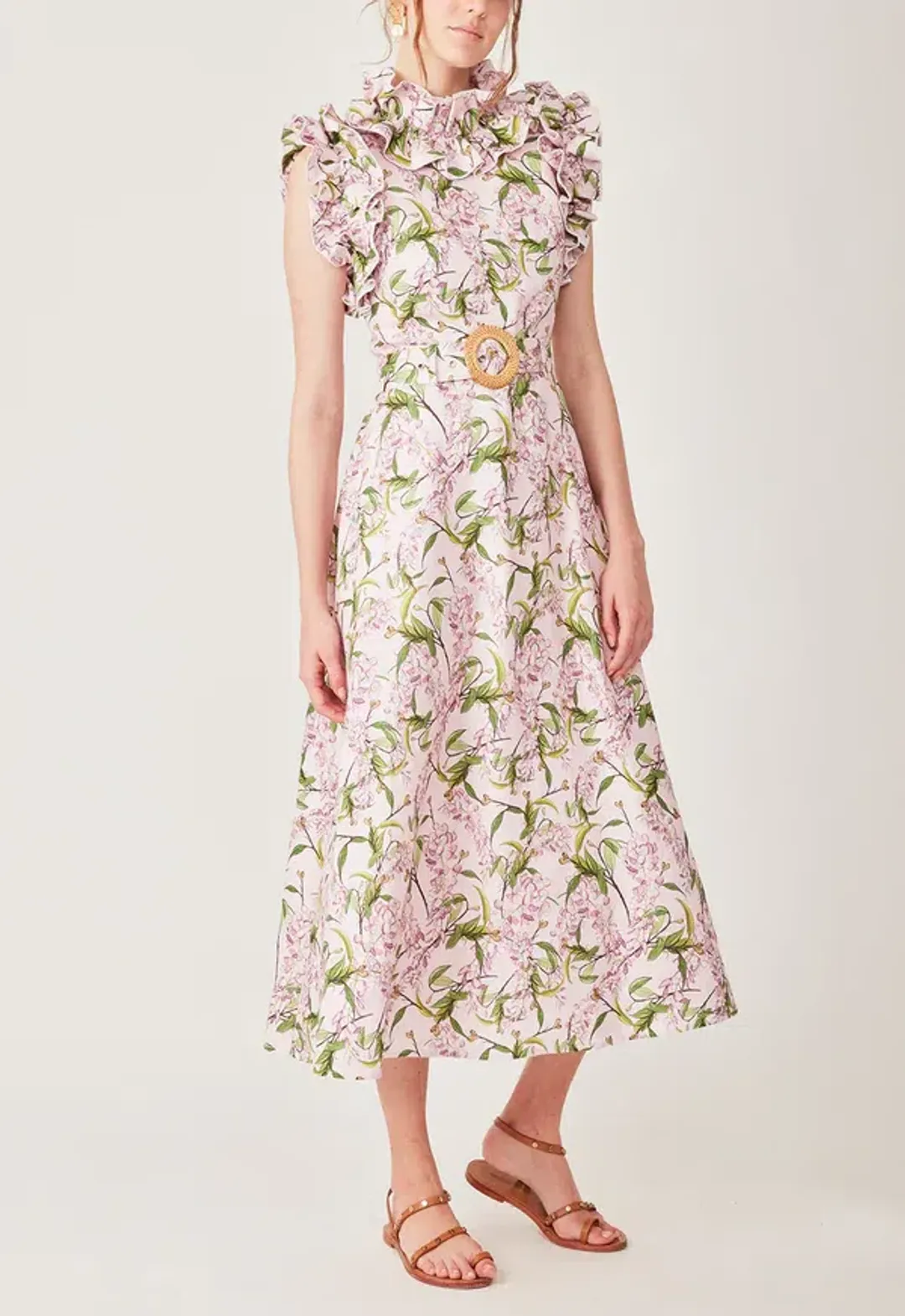 Torannce - Purple Ruffle Dress for rent on The Volte - main image