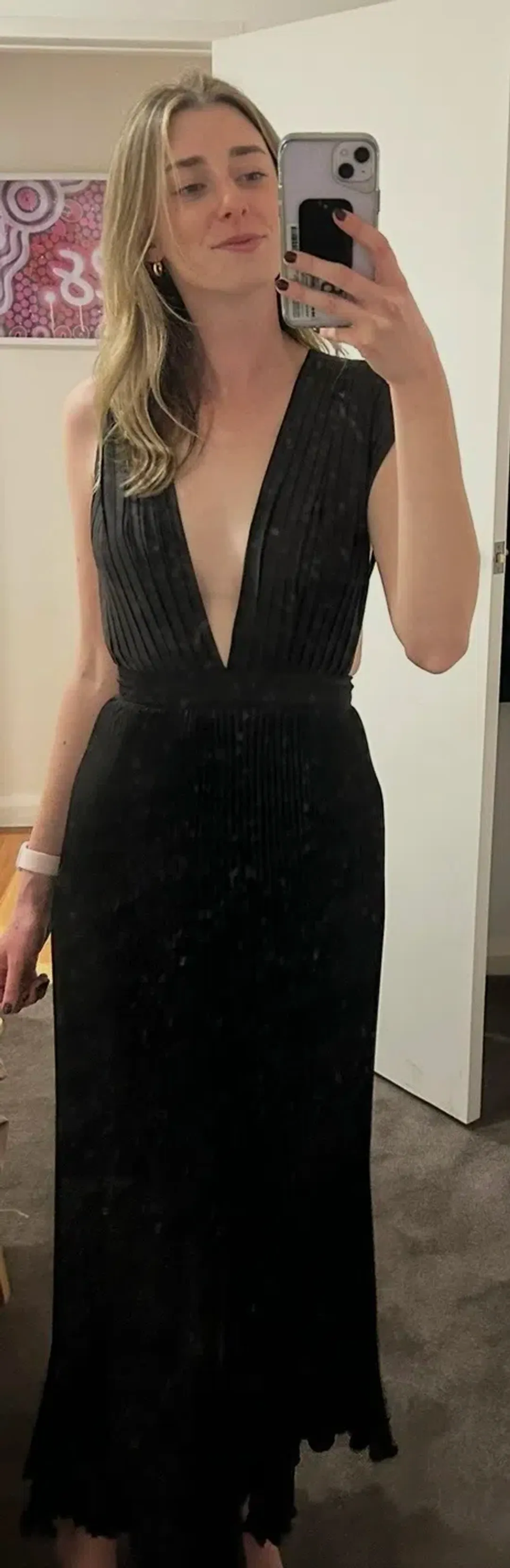 Lidee Gala dress in black, size 6  for rent on The Volte - main image