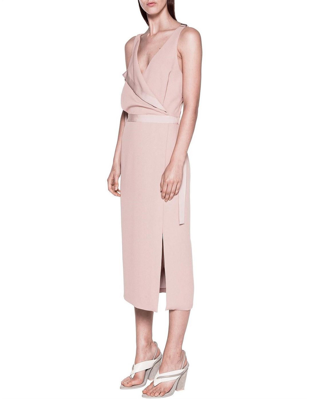 Dion Lee Whitewash Utility Dress Size 8 for rent on The Volte - main image
