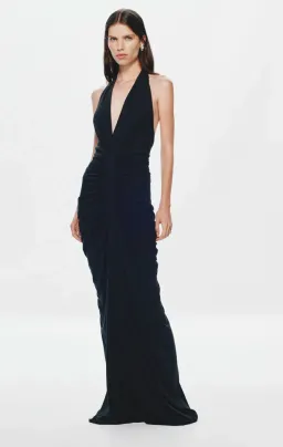 Misha Collection Venus Gathered Cupro Maxi size S for rent on The Volte - image 2