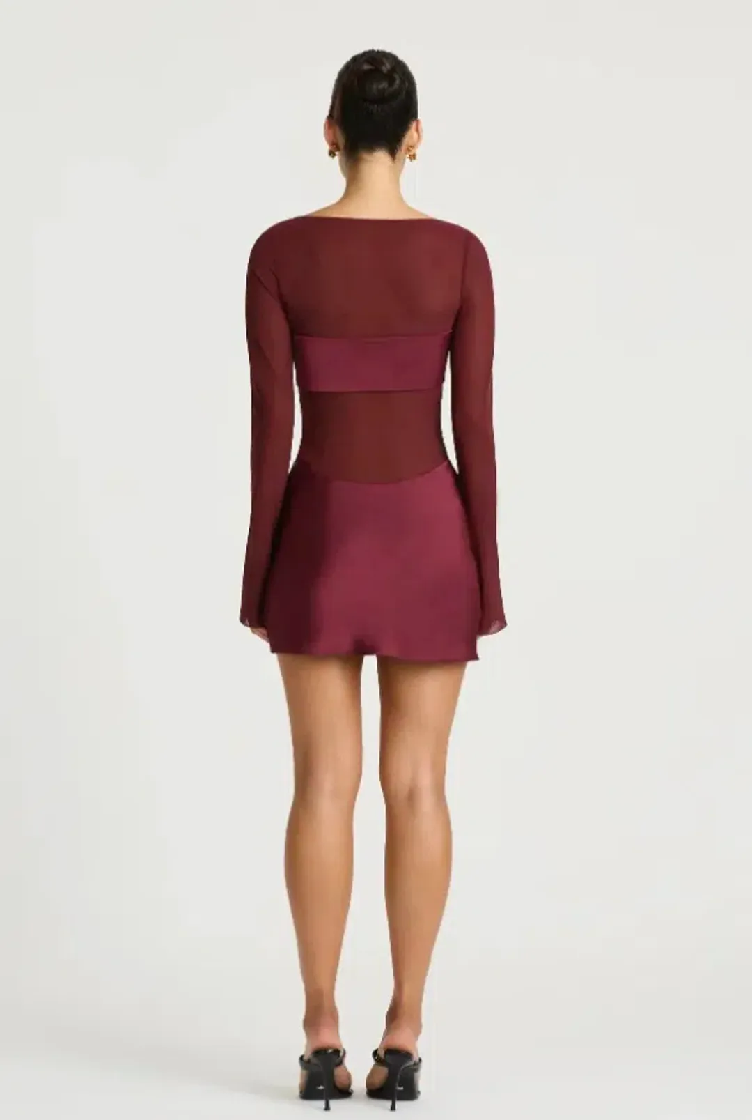 Benni Elvira Mini Dress Plum Size 8 for rent on The Volte - main image