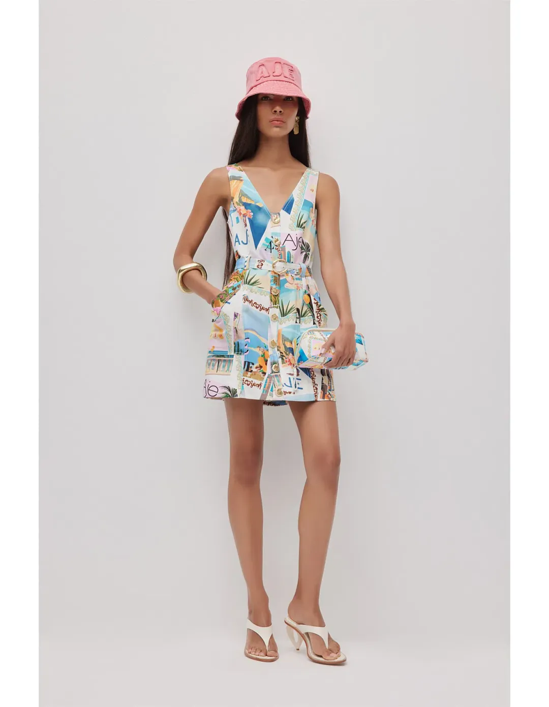 AJE Ambie Mini Dress 10 for rent on The Volte - main image