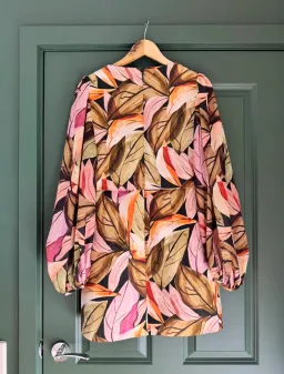 Acler Meadow Dress In Falling Leaves. Size 10 for rent on The Volte - image 3