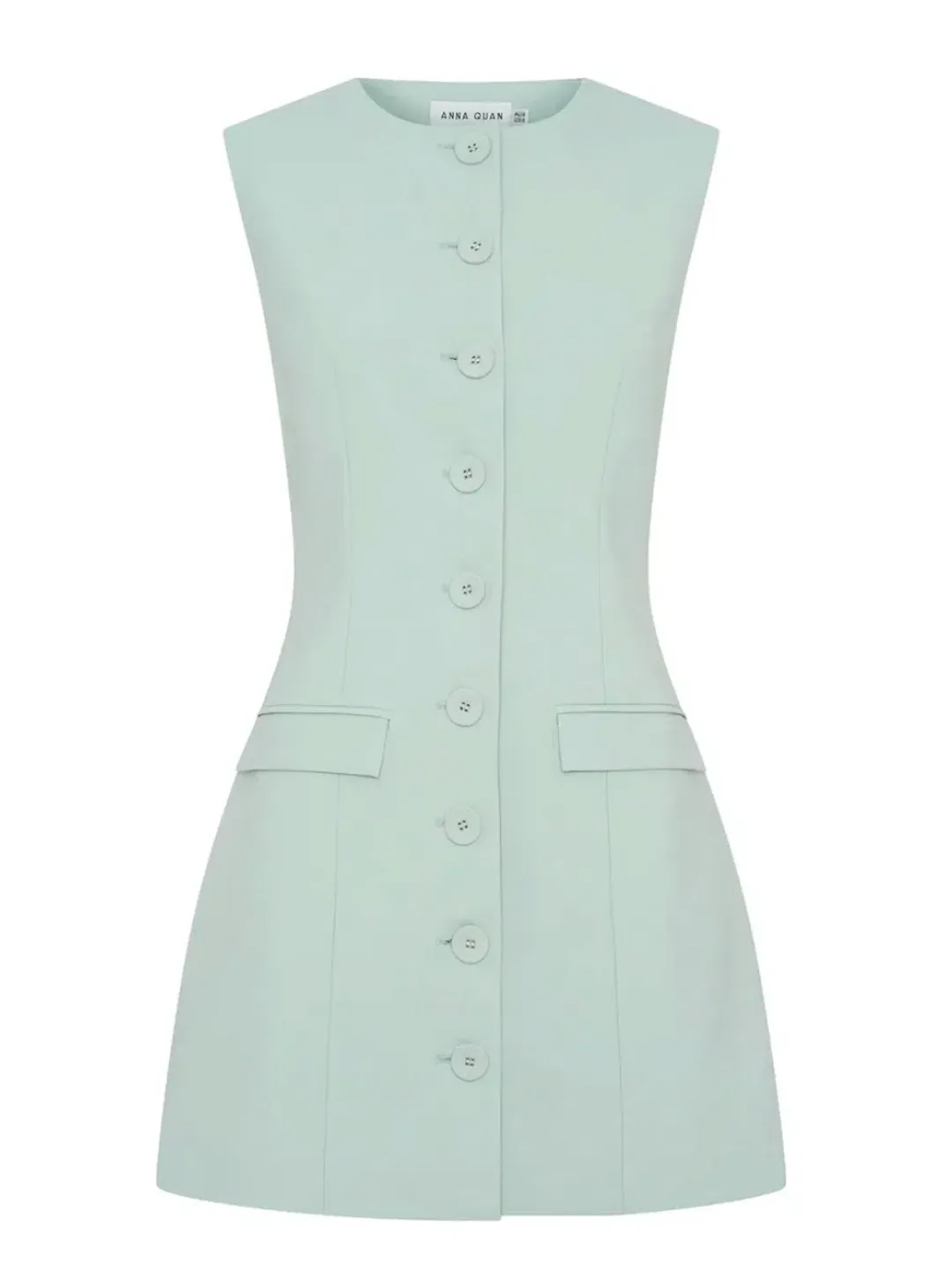 Anna quan, Sofia Dress, Mini, Acqua, size 10 for rent on The Volte - main image
