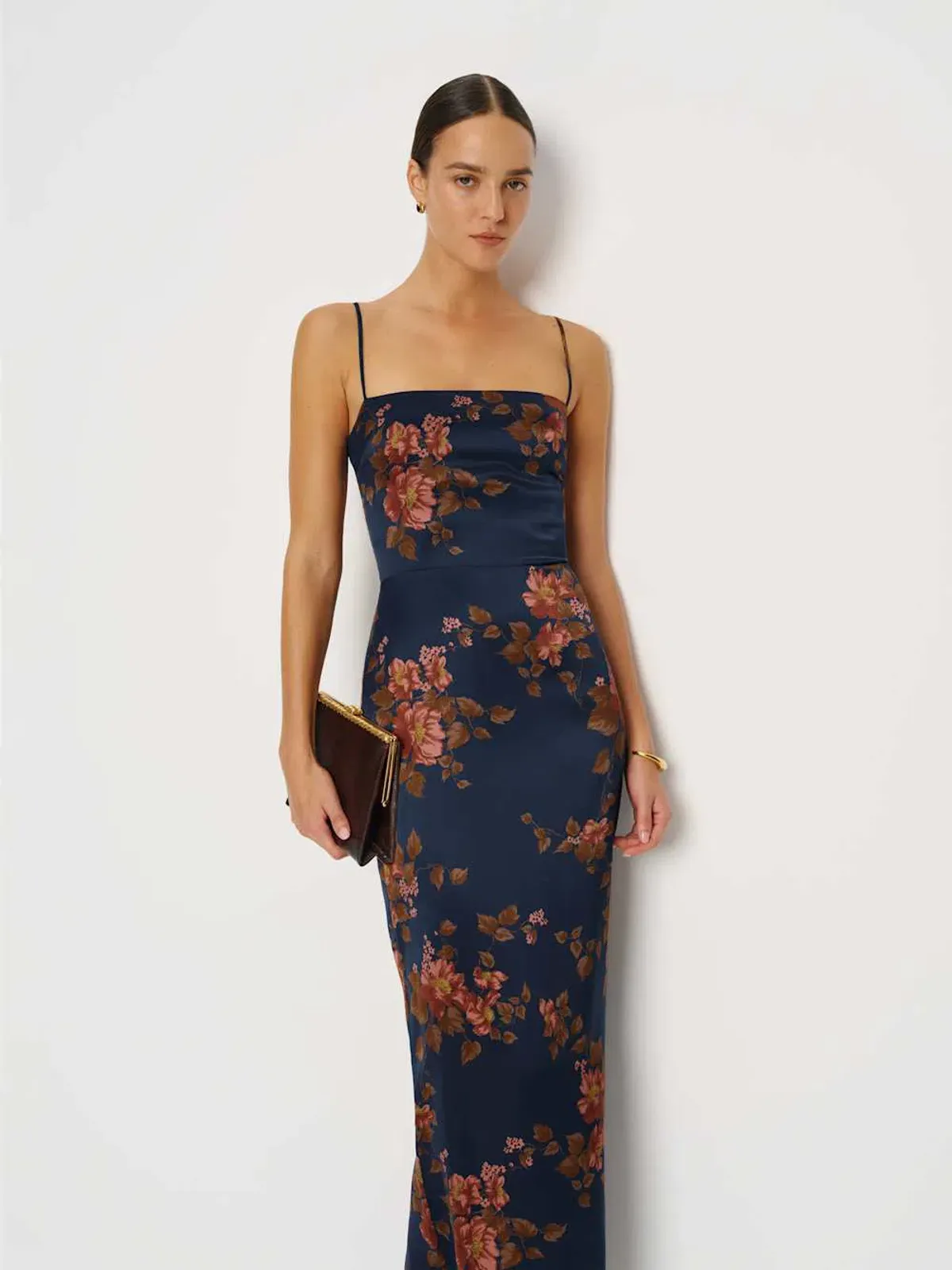 Reformation Frankie Silk Dress Size 6 for rent on The Volte - main image