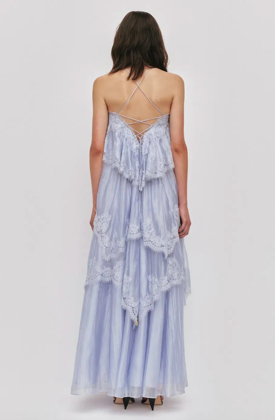 OPHELIA LACE GOWN | FRENCH BLUE - SIZE 6-8 for rent on The Volte - main image