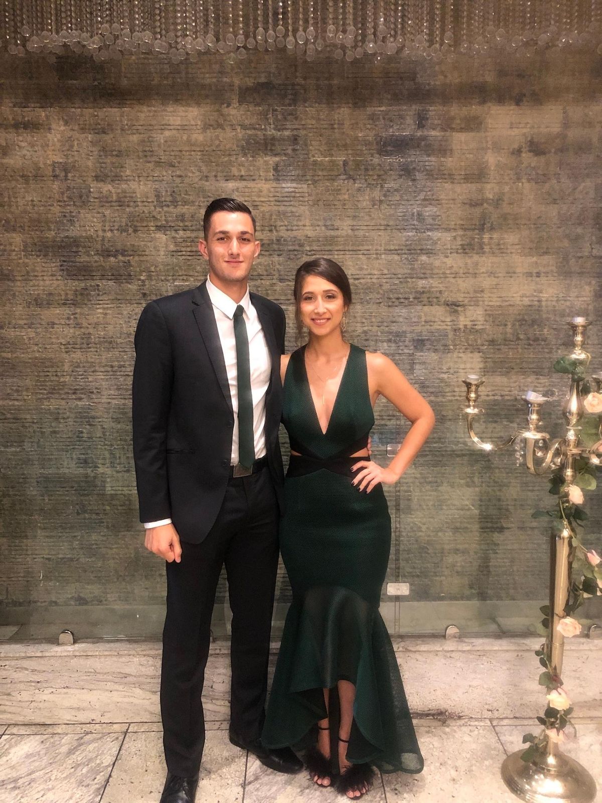 Sheike dress Black & Green size 8 for rent on The Volte - main image