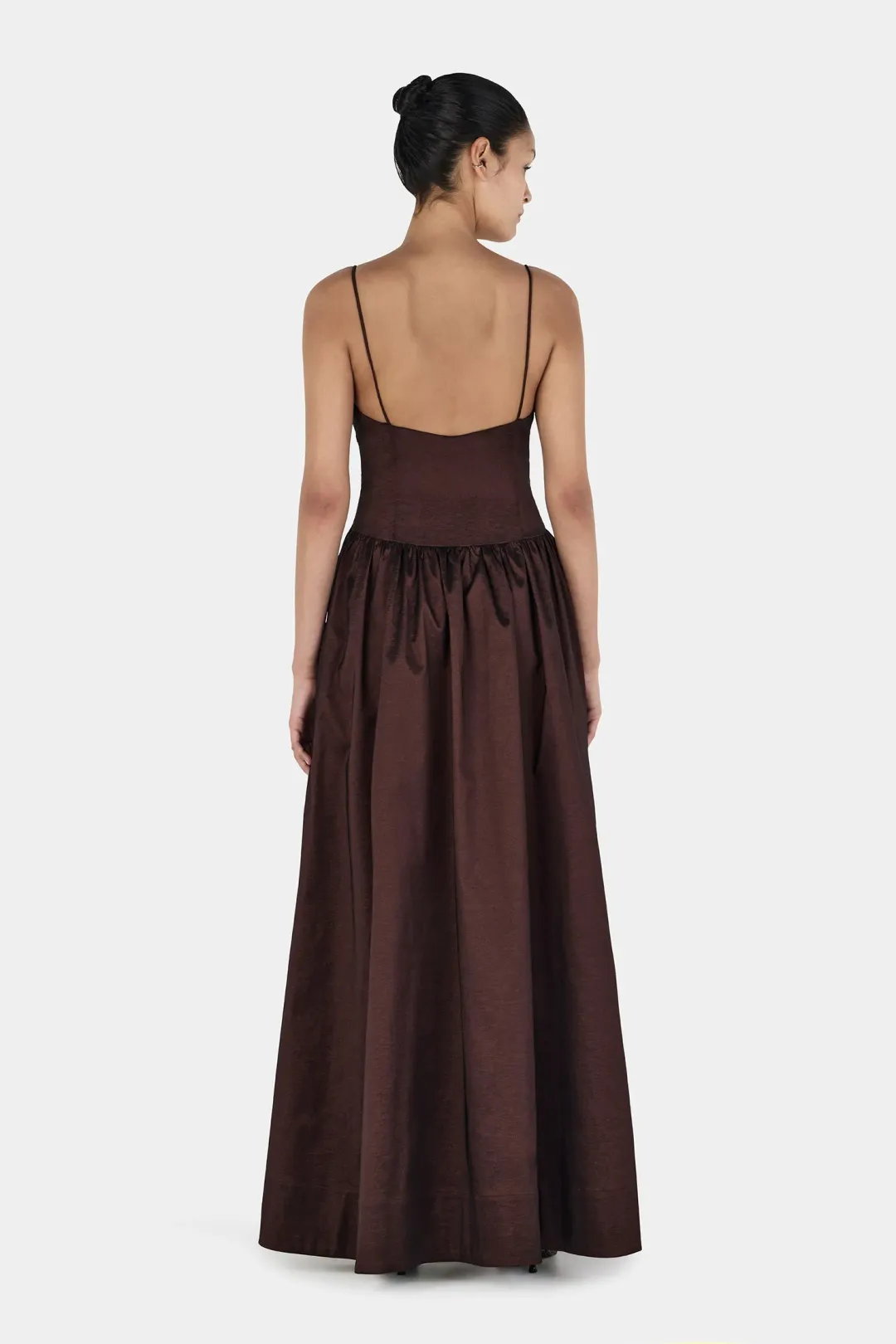Hansen & Gretel Bellini Gown in Chocolate Size S/AU8 for rent on The Volte - main image