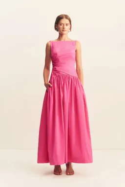 Shona Joy Campbell Maxi Dress Size 8 Vivid Pink for rent on The Volte - image 1