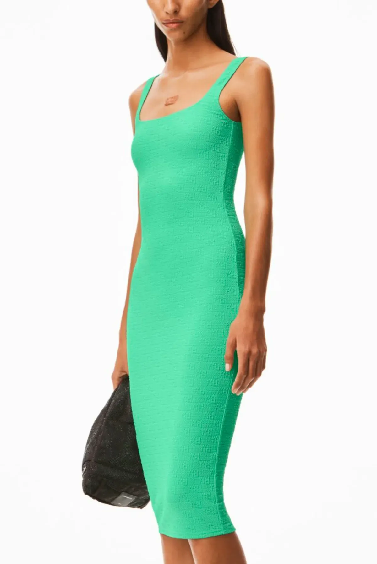 Alexander Wang Cami green dress for rent on The Volte - main image