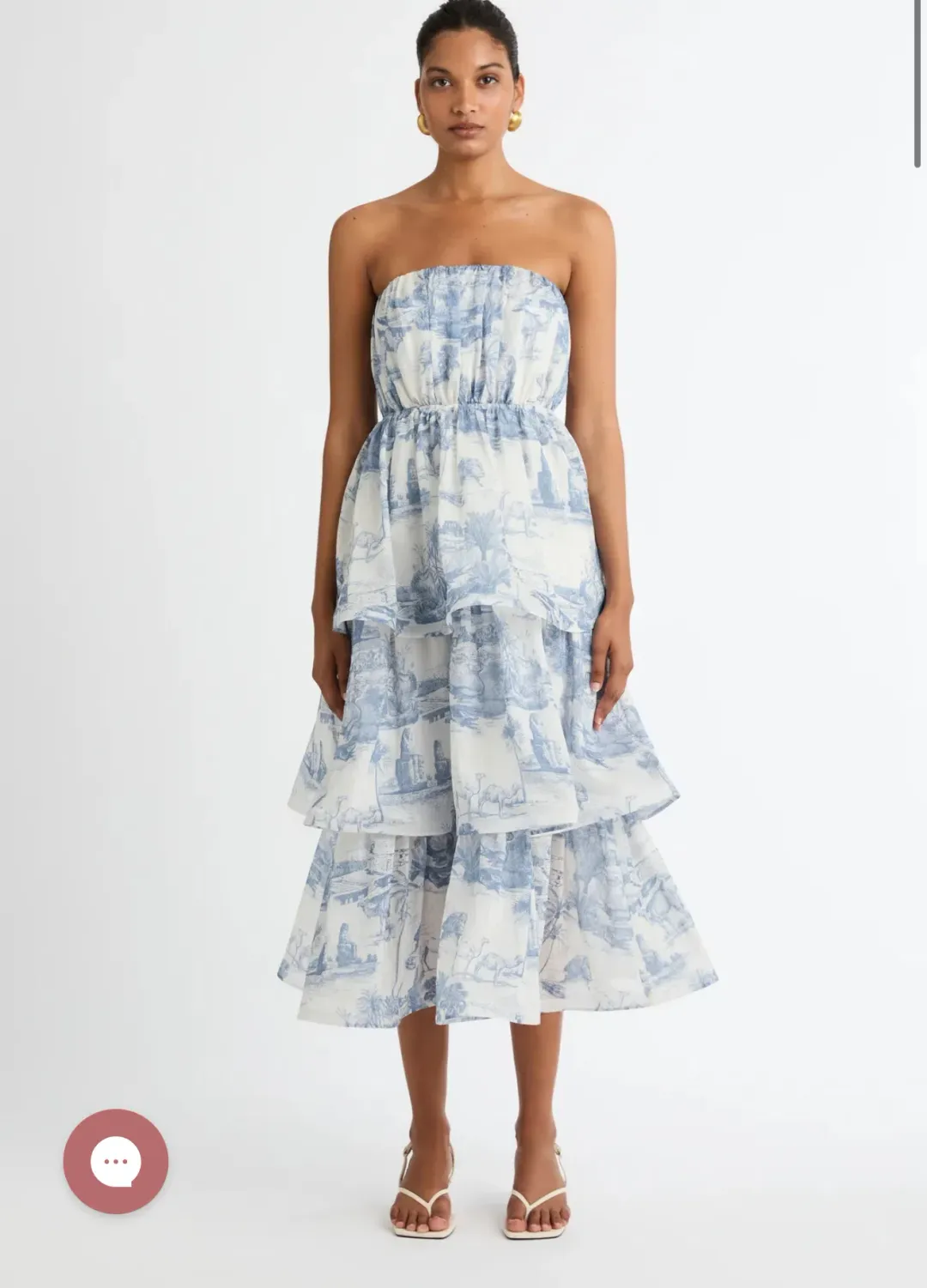 Sheike Sanctuary print dress  for rent on The Volte - main image