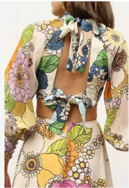 Alemais Farrah Cut Out Dress Multi Size 8 for rent on The Volte - image 3