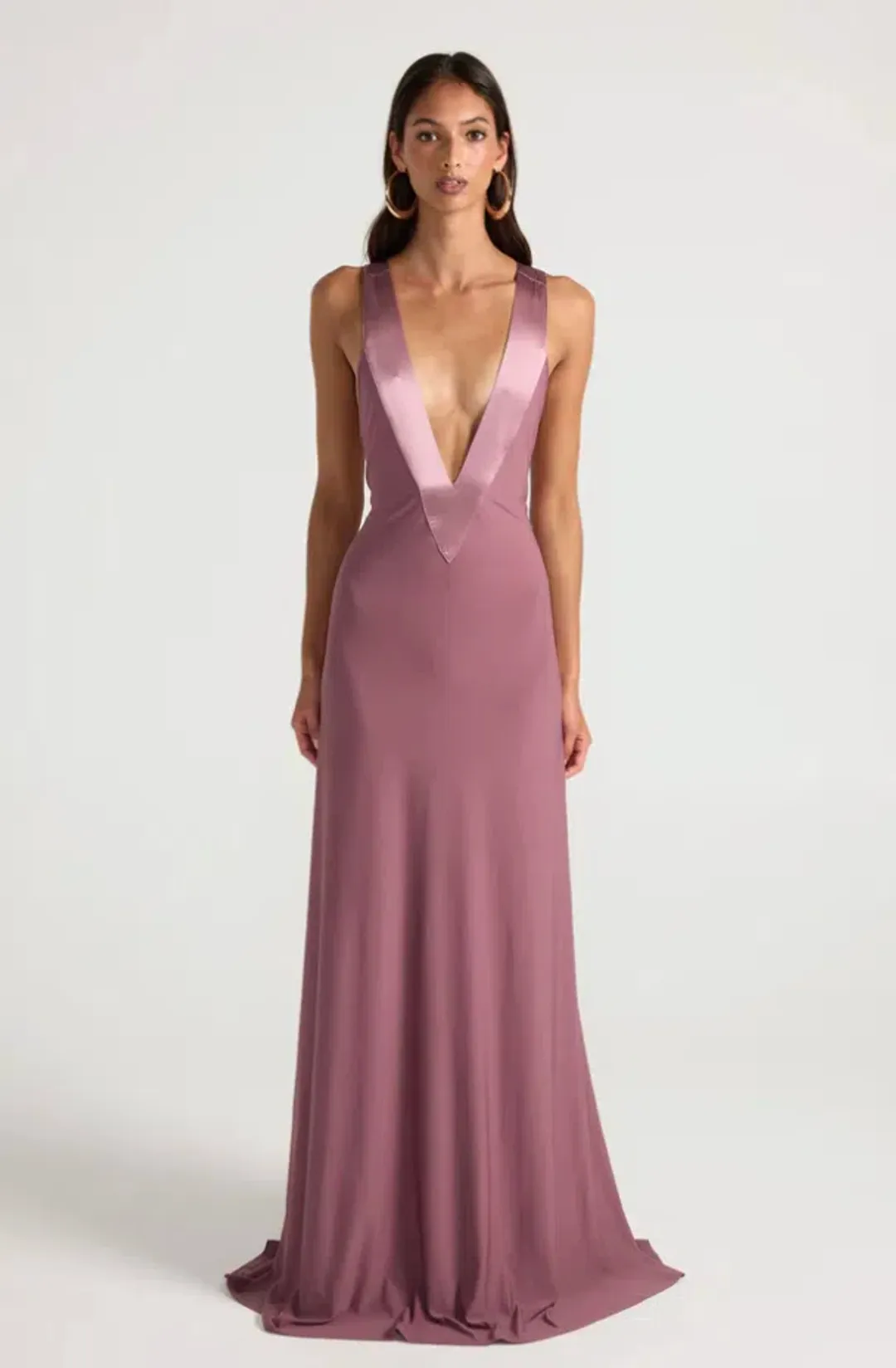 ancegria, Rosa Gown, Mauve, maxi, size 10 for rent on The Volte - main image