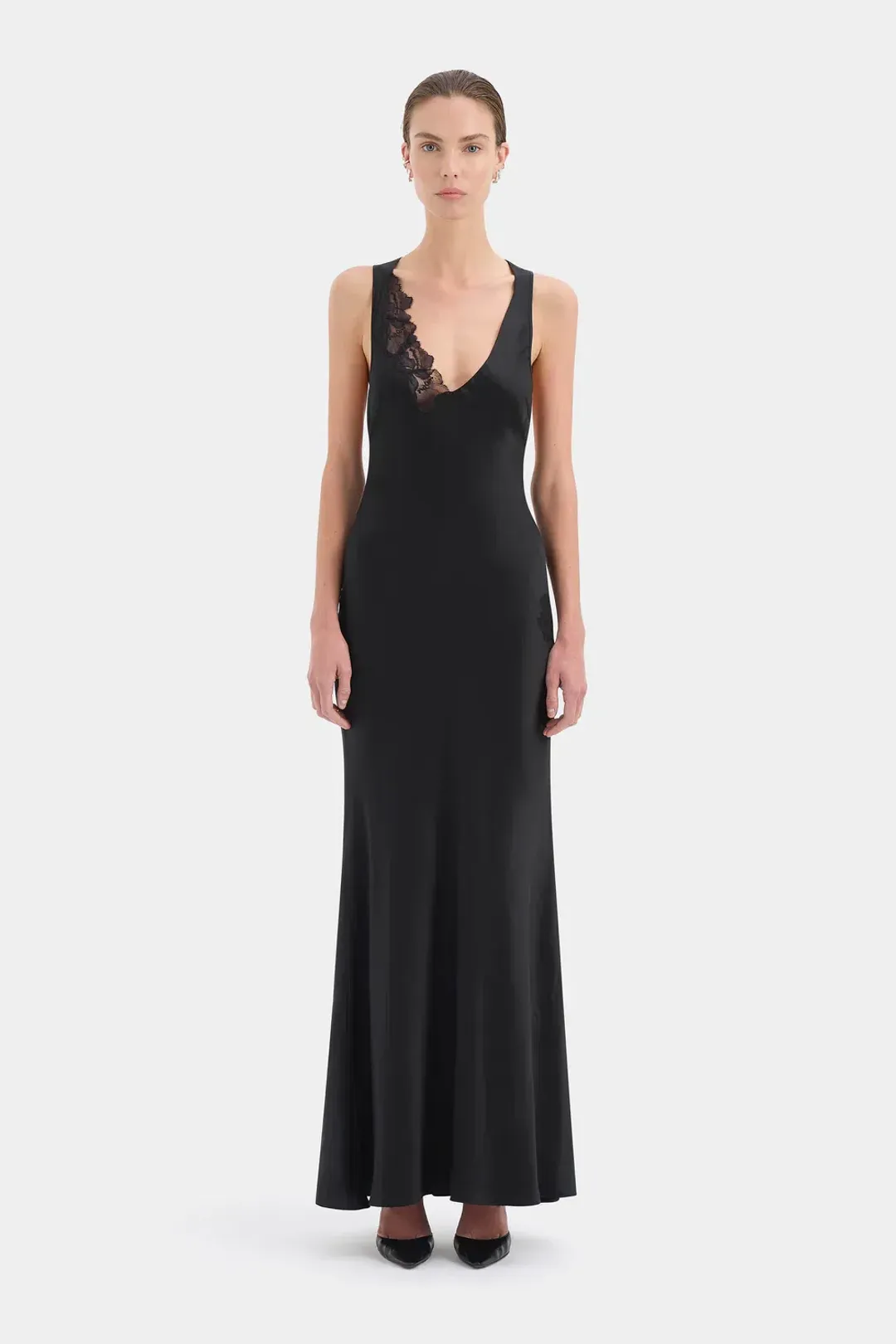 Sir the Label Montparnasse Gown Black Size 4 for rent on The Volte - main image