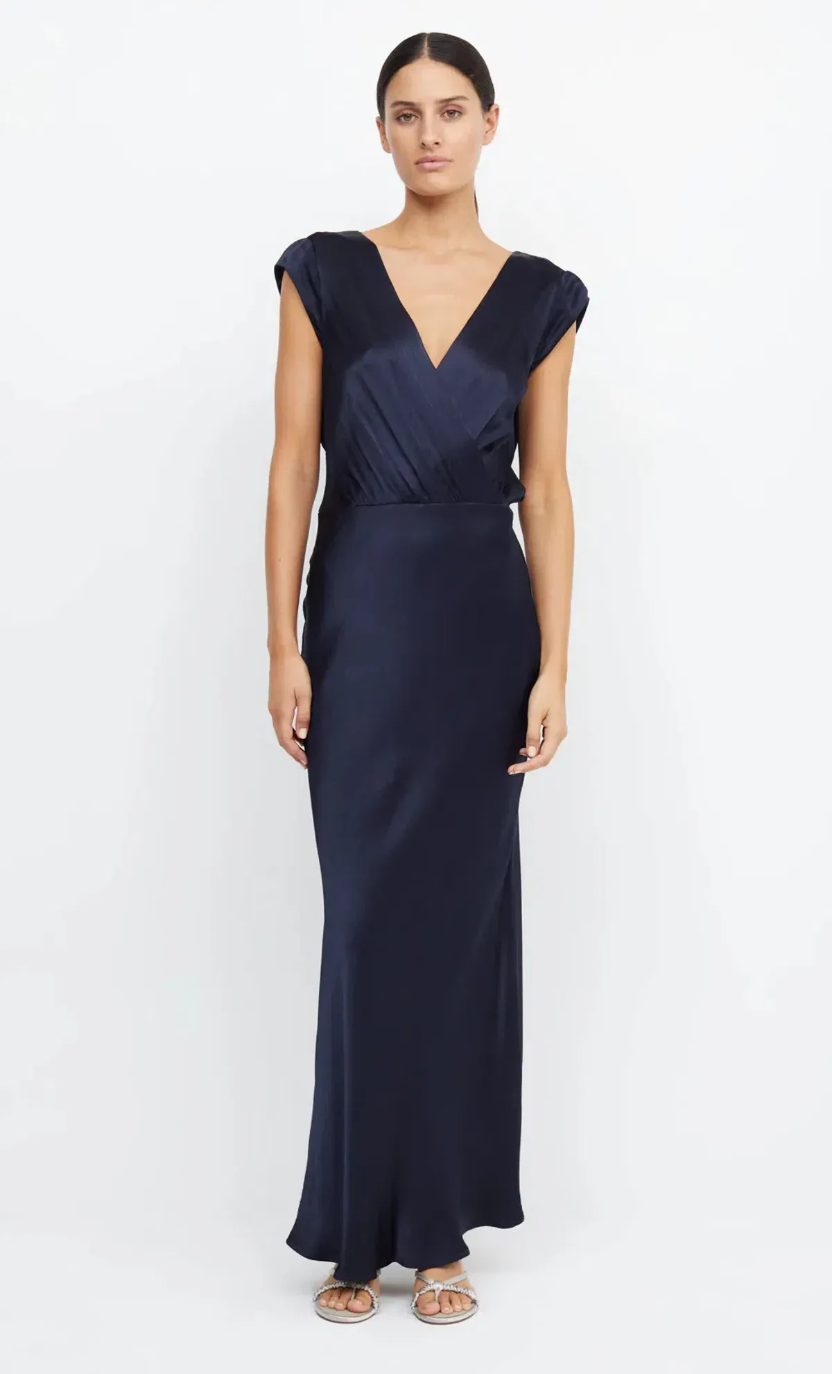 Bec & Bridge Moon Dance Maxi Dress in Ink Navy Size AU12 for rent on The Volte - main image