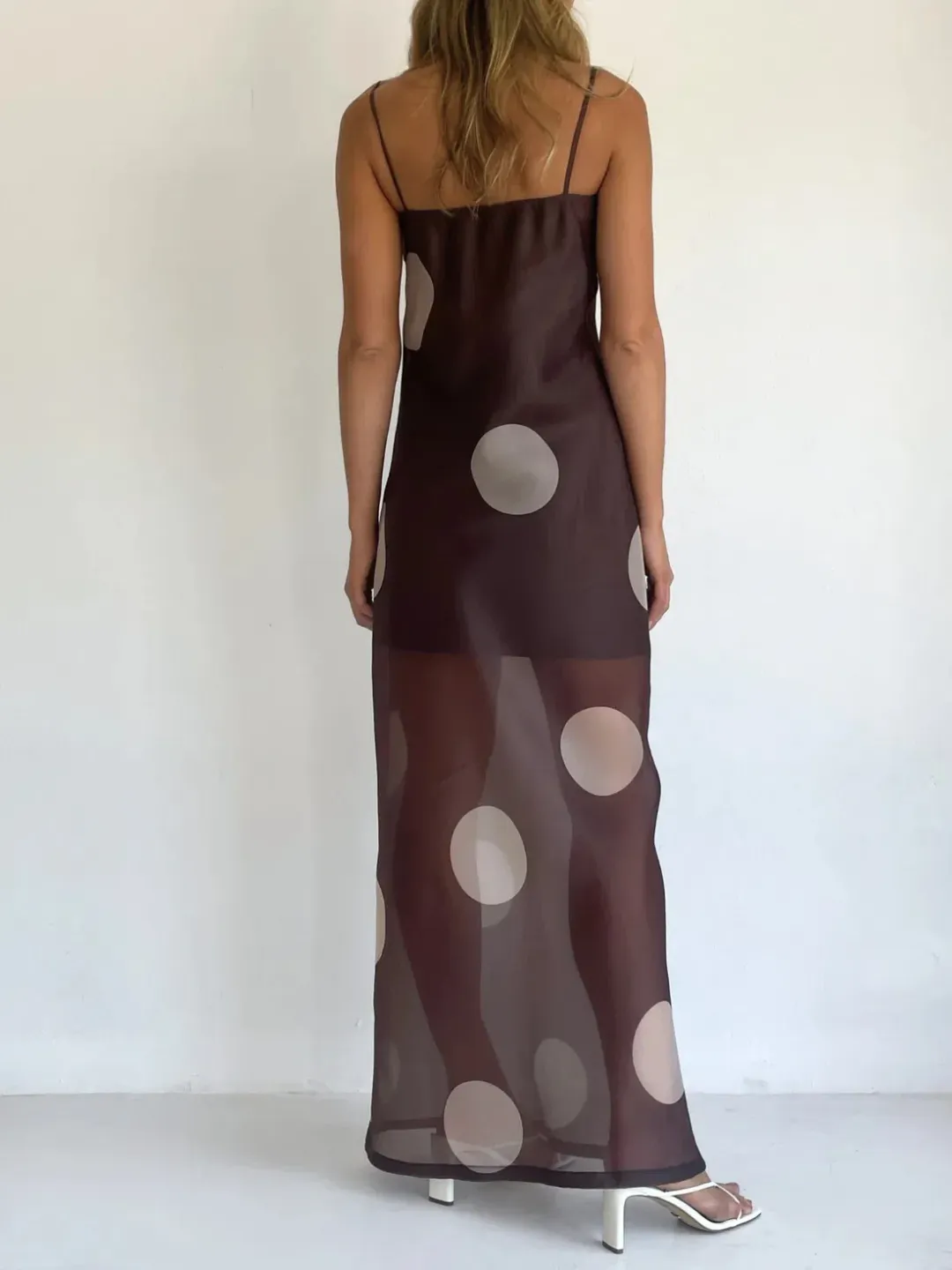 Coco & Lola By Nicola Mila Maxi Choc Polka / Size 16 for rent on The Volte - main image