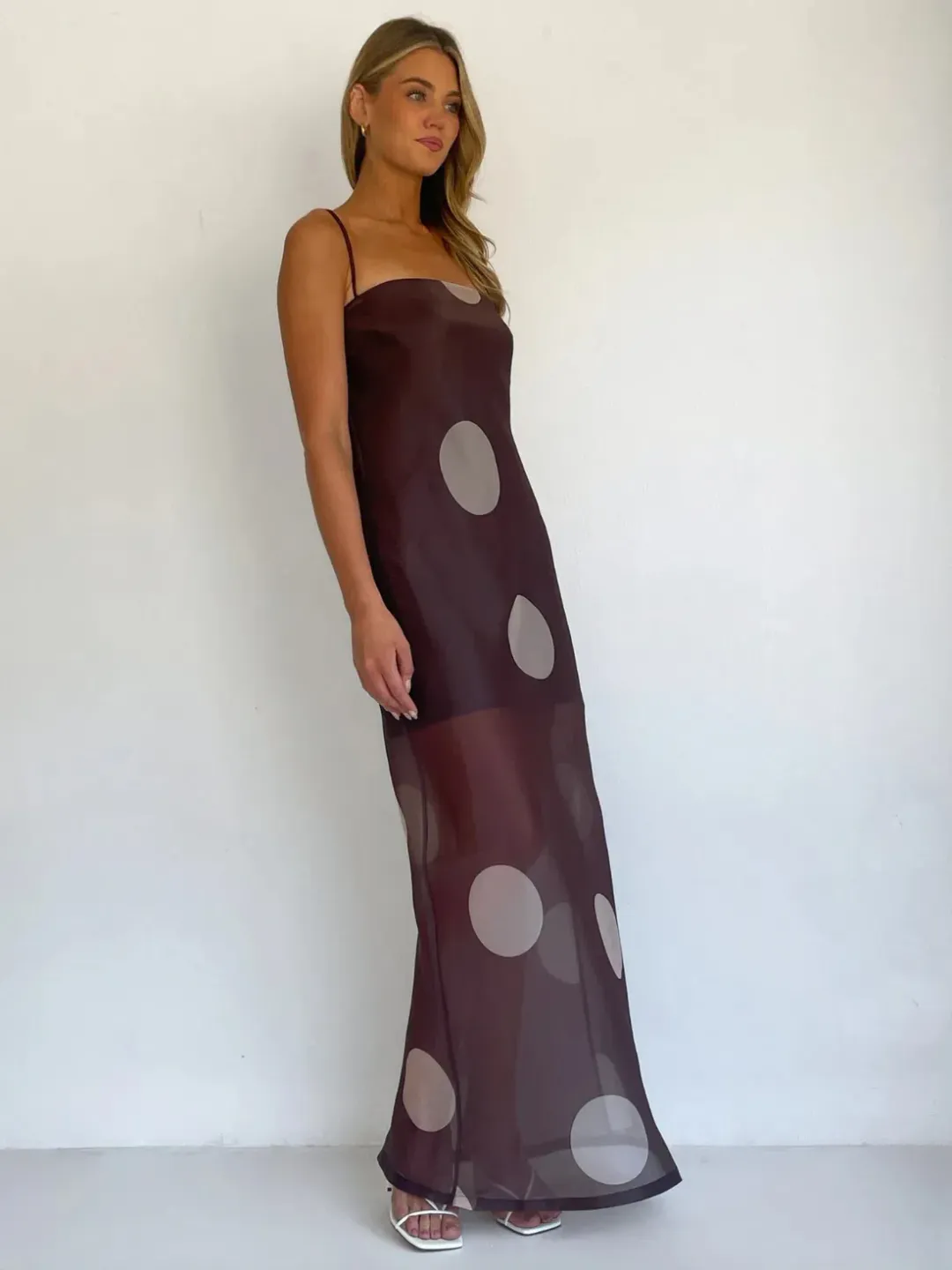 Coco & Lola By Nicola Mila Maxi Choc Polka / Size 16 for rent on The Volte - main image