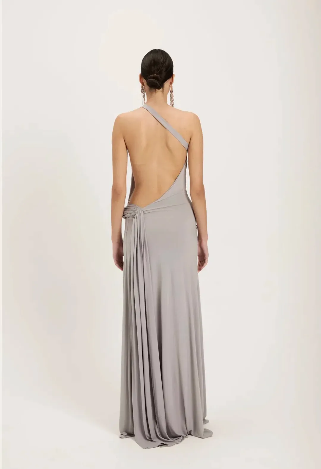 Ance Gria Gaia gown - Silver M for rent on The Volte - main image
