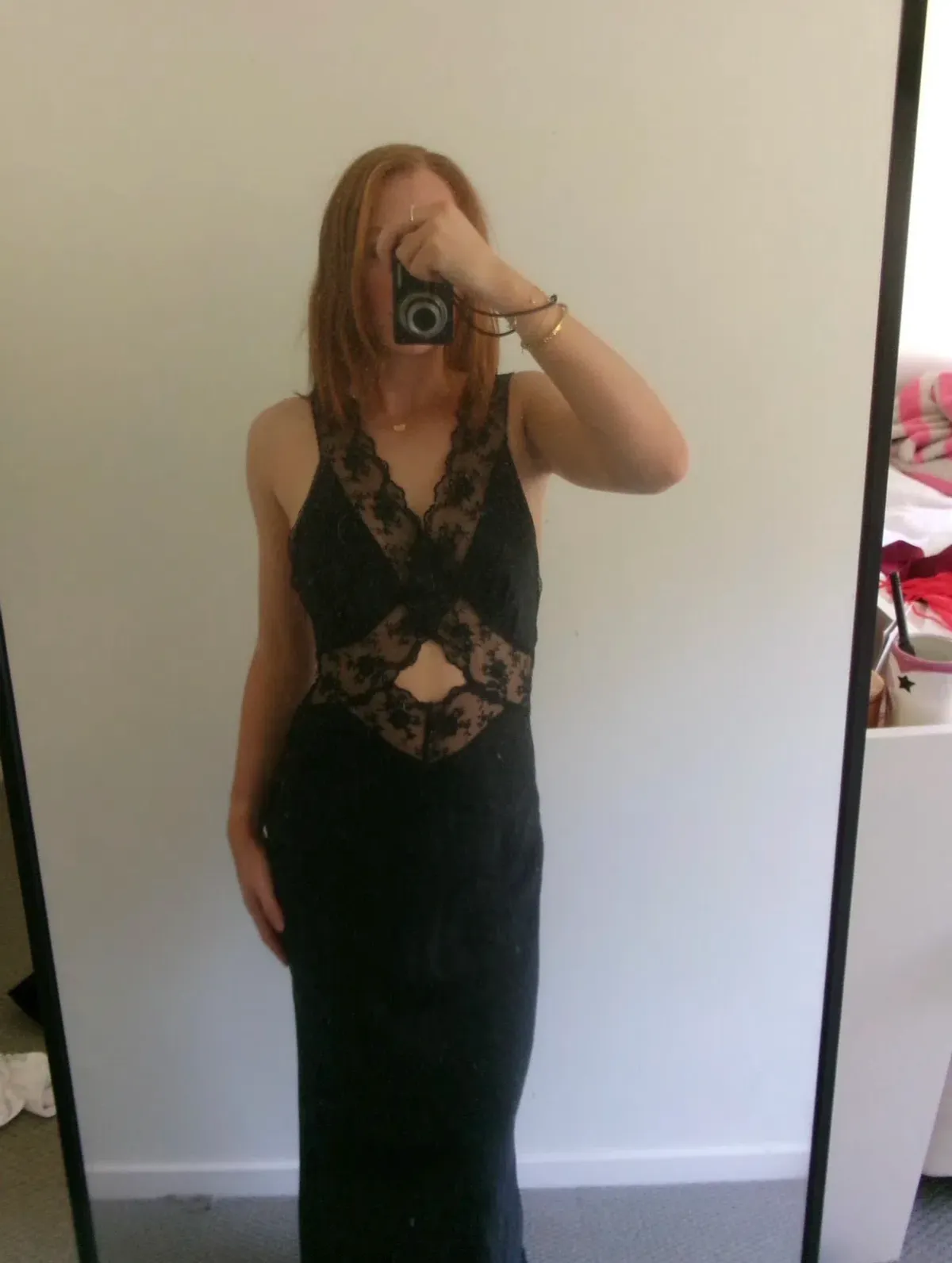 Sir the Label Aries Cut out Gown Black for rent on The Volte - main image