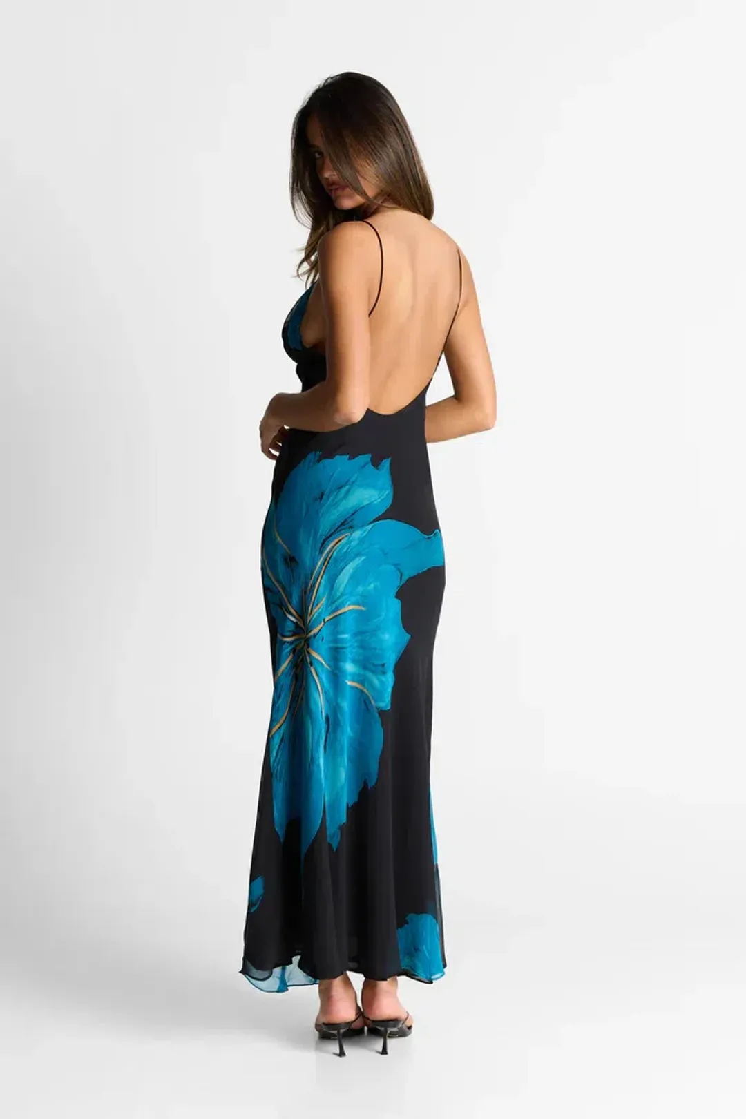 Sasha Therese Raya Maxi Dress Blue size 8 for rent on The Volte - main image