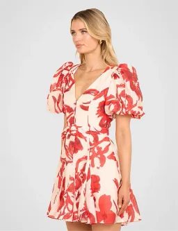 Pilgrim Thali Puff Sleeve Mini Dress for rent on The Volte - image 3