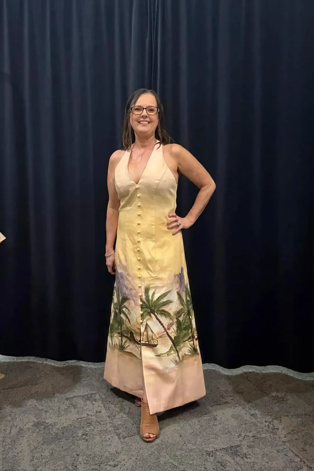 SHEIKE SEASCAPE MAXI DRESS SIZE 10 for rent on The Volte - main image