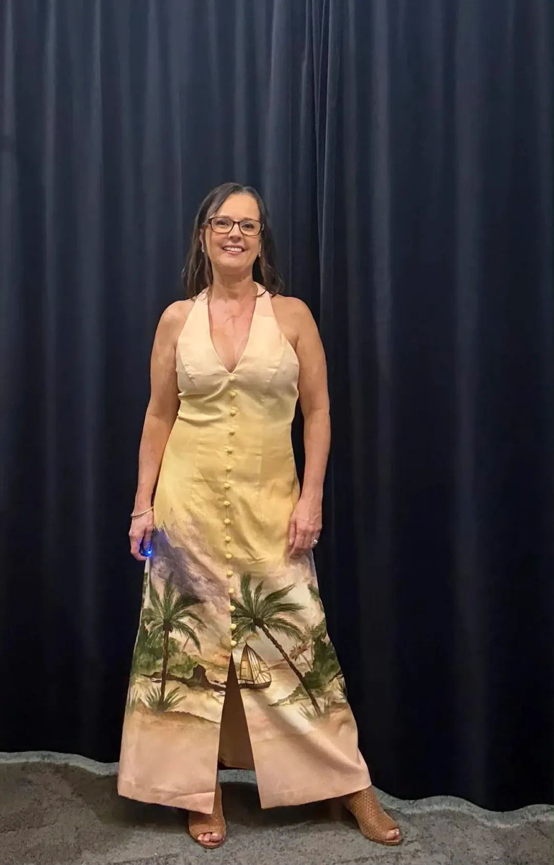 SHEIKE SEASCAPE MAXI DRESS SIZE 10 for rent on The Volte - main image