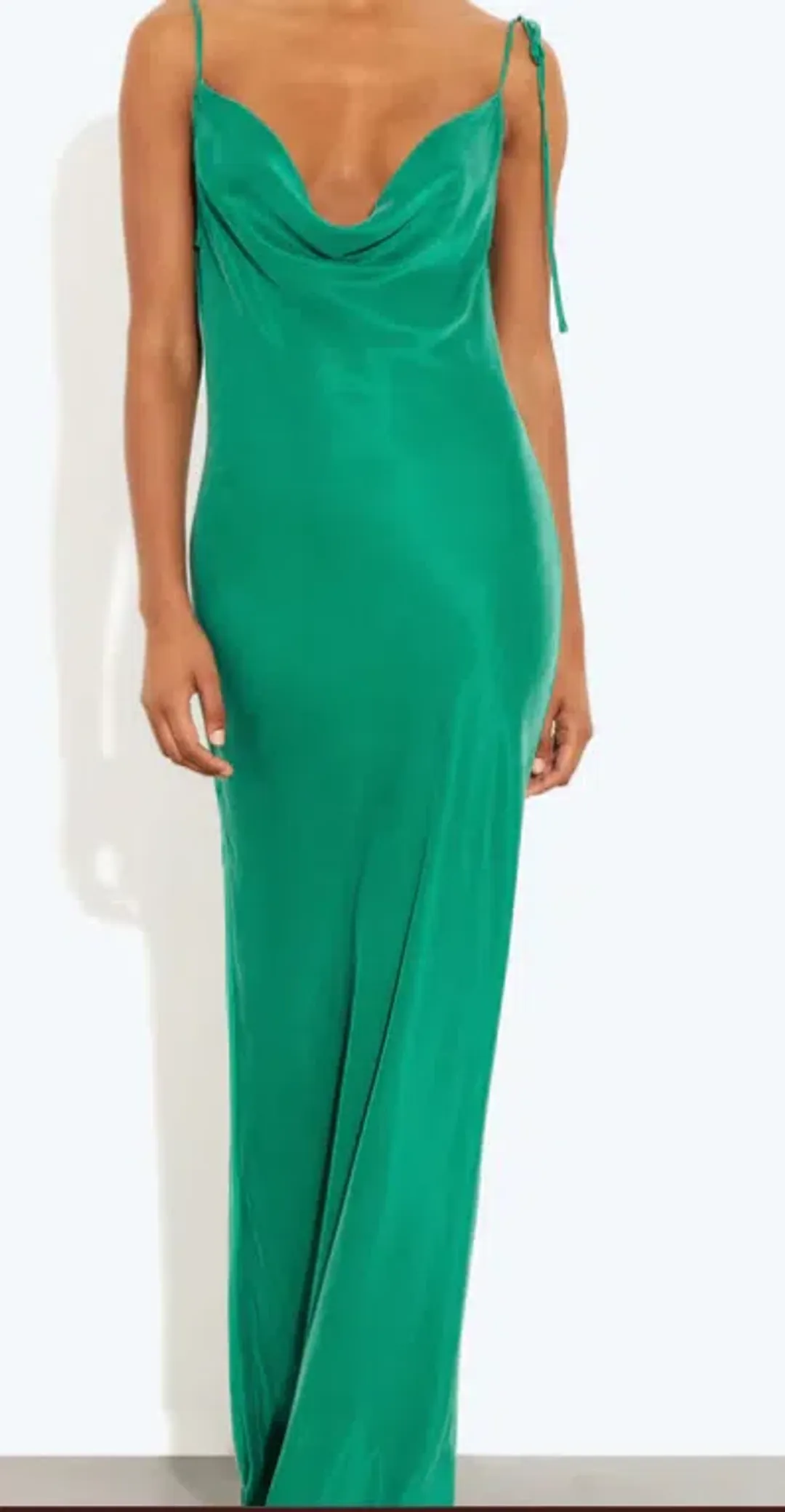 Rat & Boa Ophelia Dress Green for rent on The Volte - main image