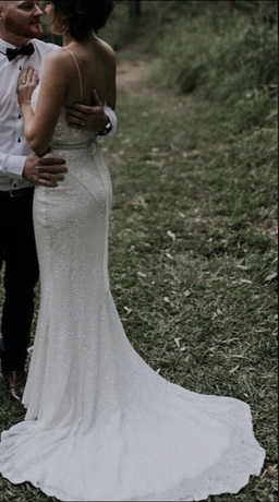 Karen Willis Holmes Addison Dress White Size 8 for rent on The Volte - image 3