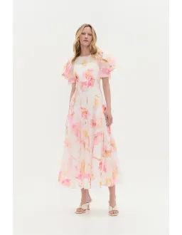 Aje Clementine Midi Dress Floral Size 12 for rent on The Volte - image 3