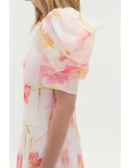 Aje Clementine Midi Dress Floral Size 12 for rent on The Volte - image 5