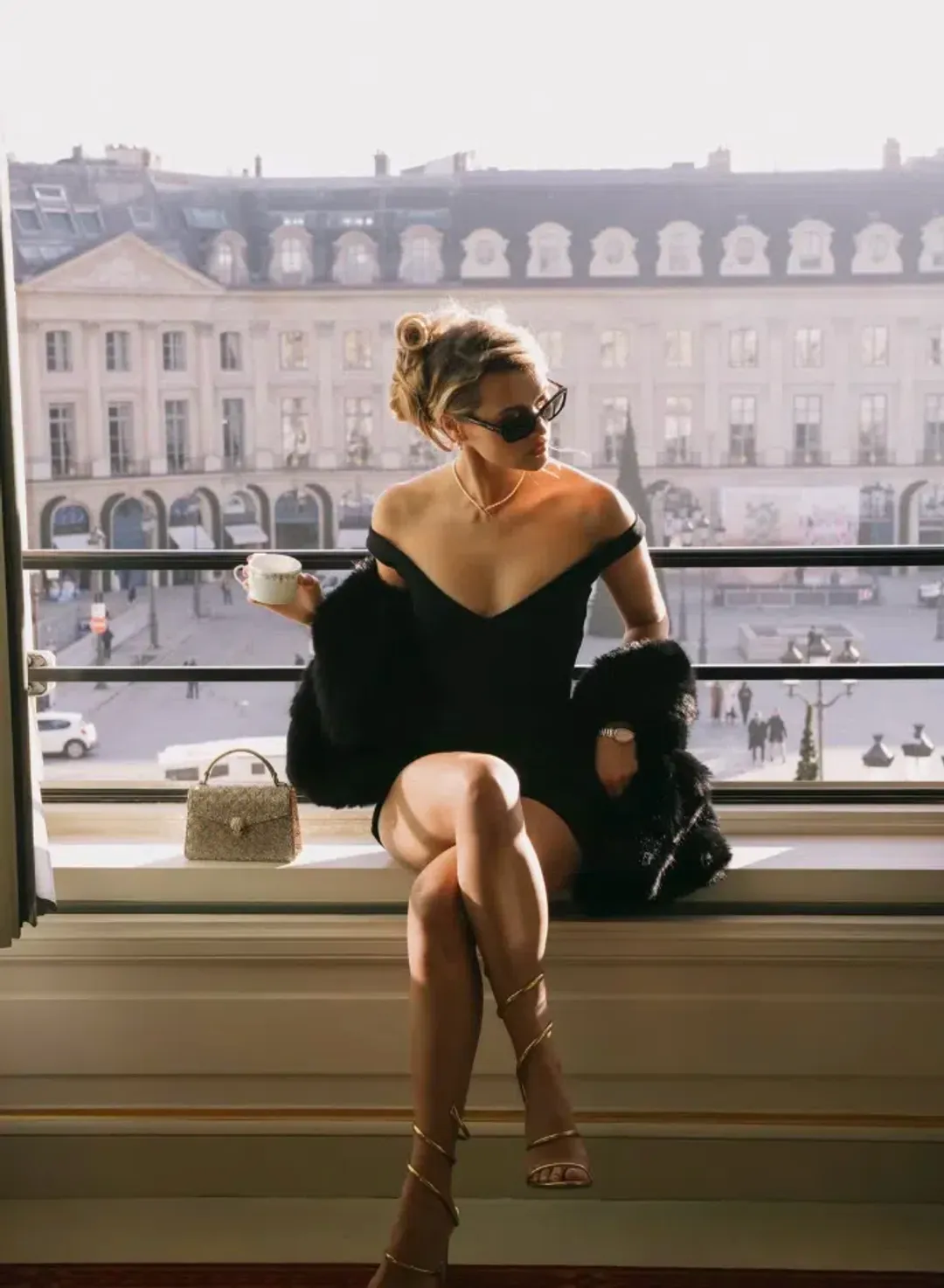ARCINA ORI AVERY MINI DRESS in Black XS / AU 6 for rent on The Volte - main image