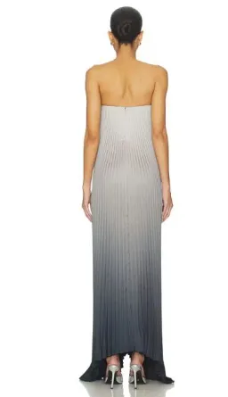 Lidee Black Tie Gown in Smoke Ombre Size 14 for rent on The Volte - image 3