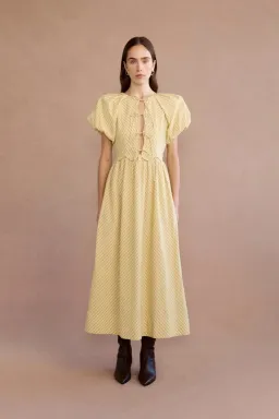 Lovaan Rose Dress Daffodil Size 8 for rent on The Volte - image 1